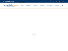 Tablet Screenshot of homefindersplus.com